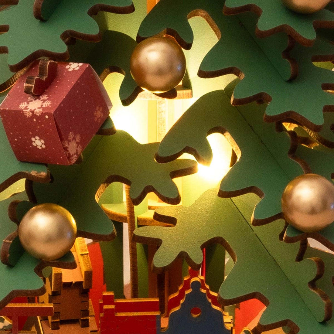 Rolife Christmas Melody Tree DIY Music Box, image 9