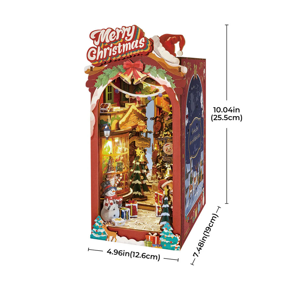 Rolife Christmas Street DIY Book Nook, image 3