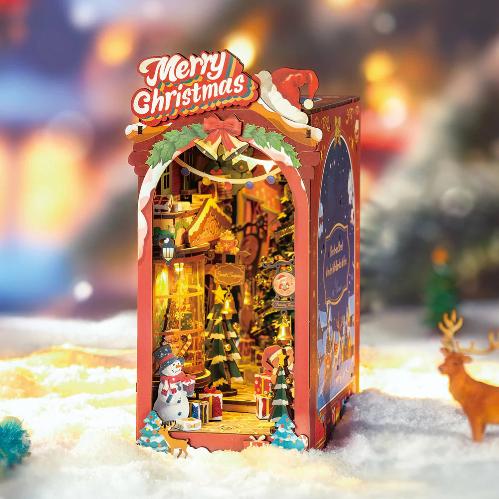 Rolife Christmas Street DIY Book Nook, image 4