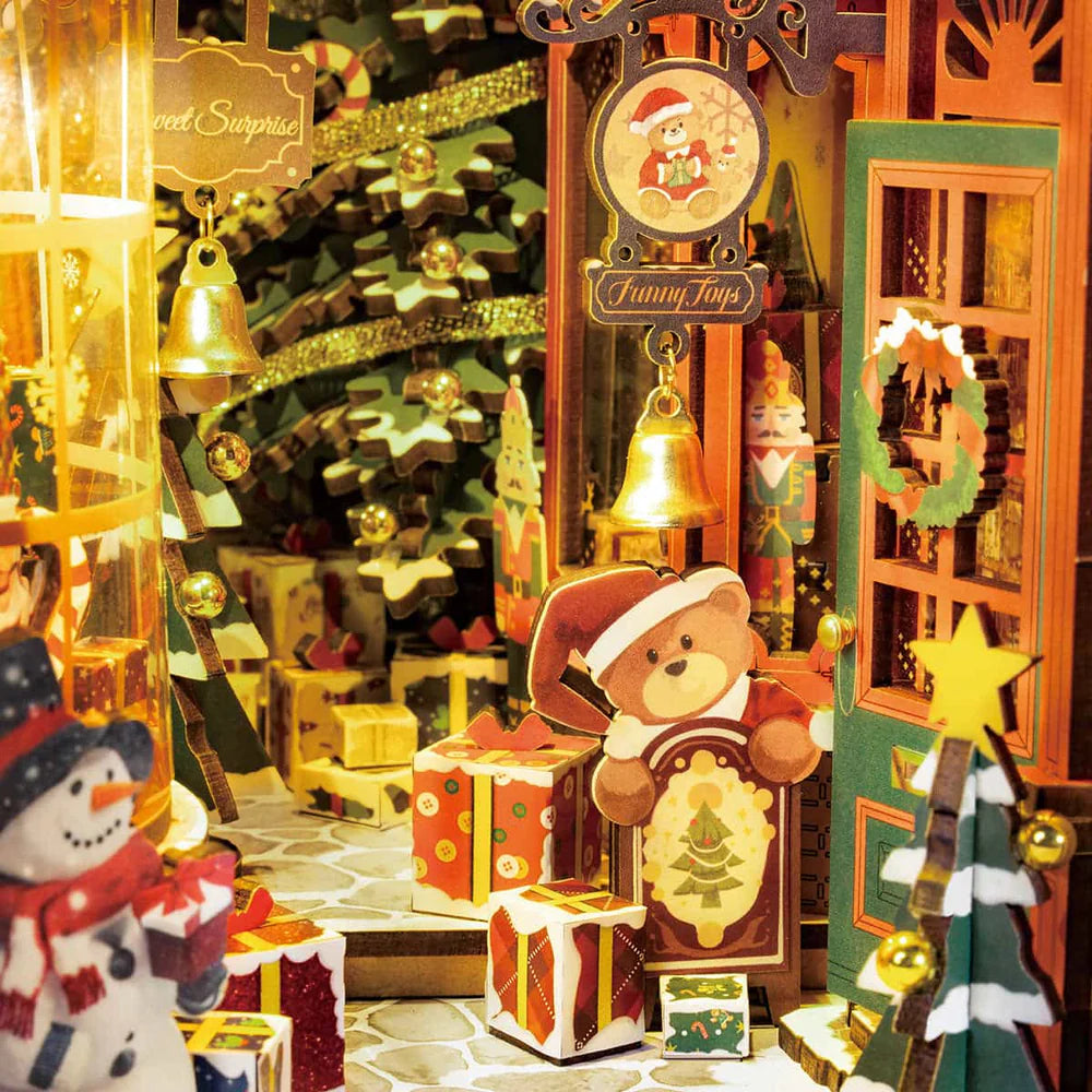 Rolife Christmas Street DIY Book Nook, image 9