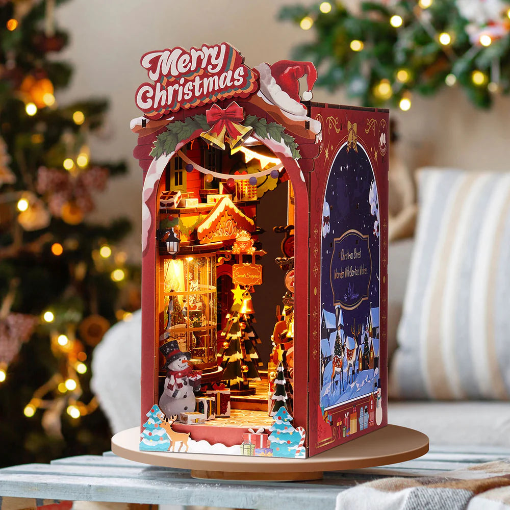 Rolife Christmas Street DIY Book Nook, image 6