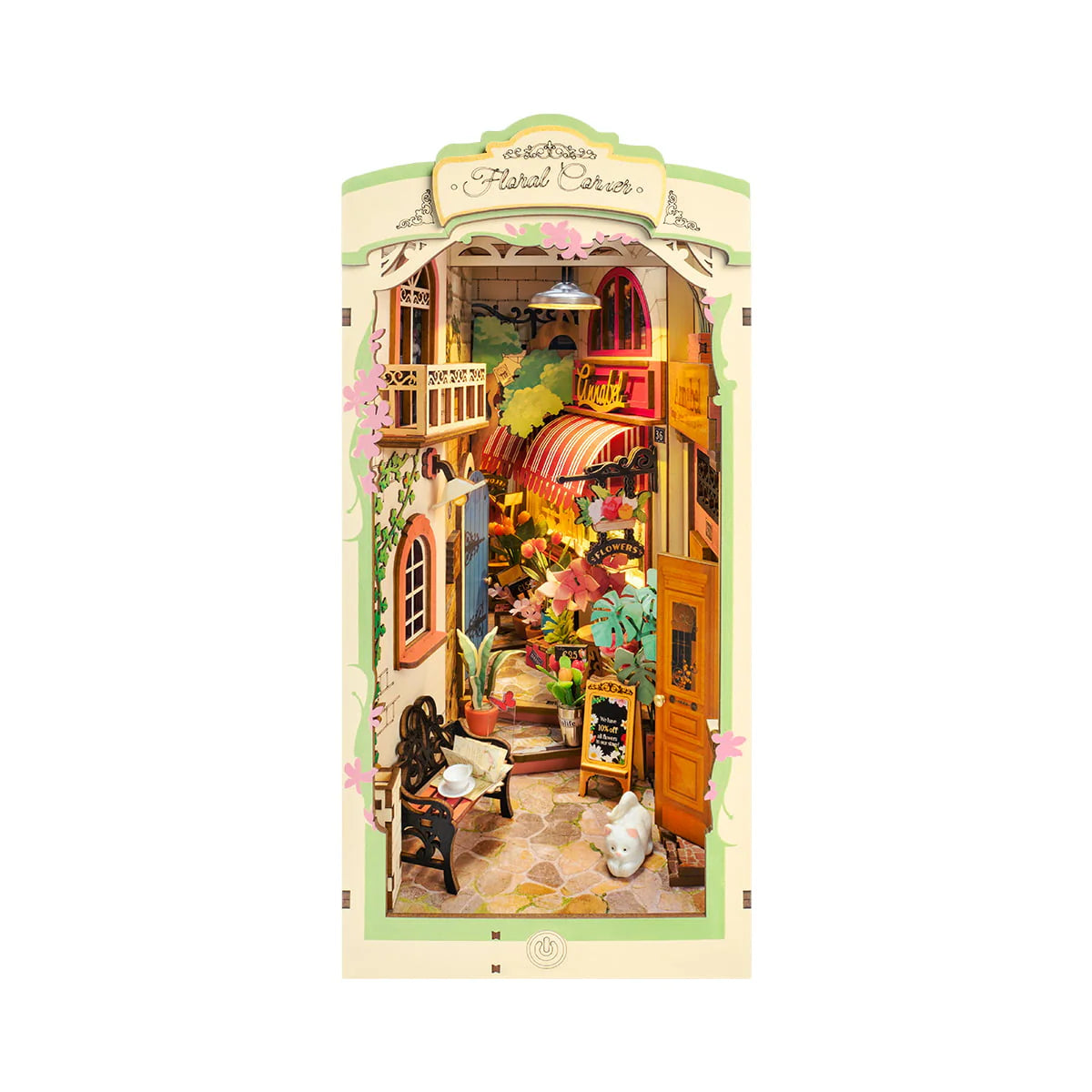 Rolife Floral Corner DIY Book Nook
