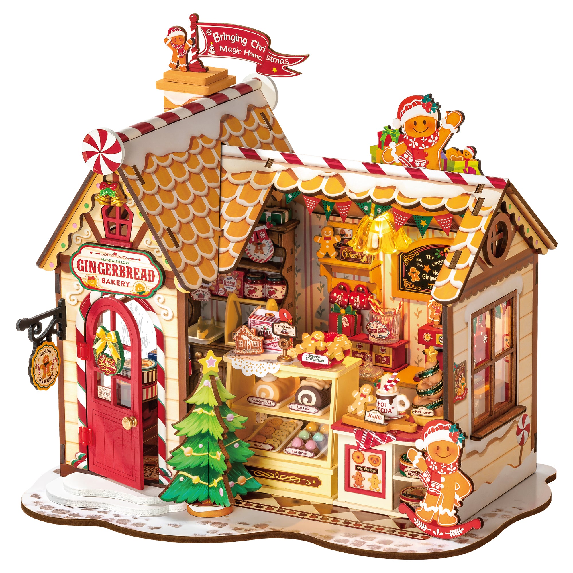 Rolife Gingerbread House DIY Miniature House