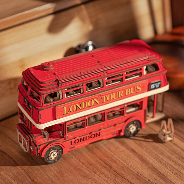 Rolife London Tour Bus 3D Wooden Puzzles, image 5