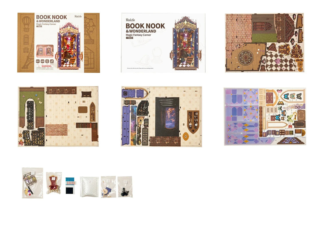Rolife Magic Fantasy Corner DIY Book Nook Kit, image 15