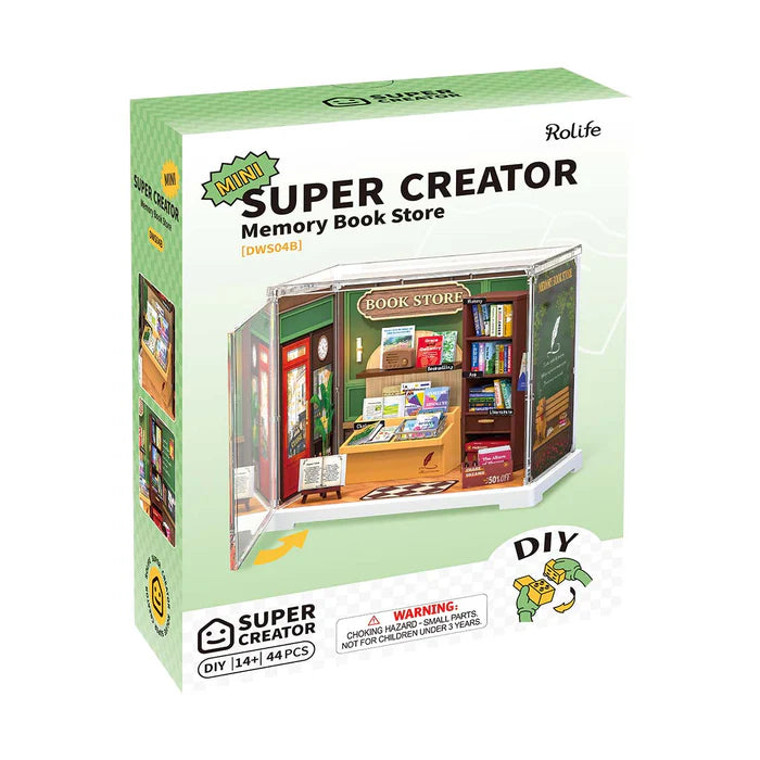 Rolife Super Creator Memory Book Store packaging on a white background