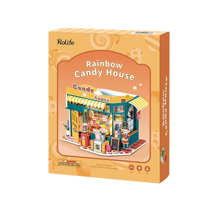 Rolife DIY Miniature House - Rainbow Candy House, image 2