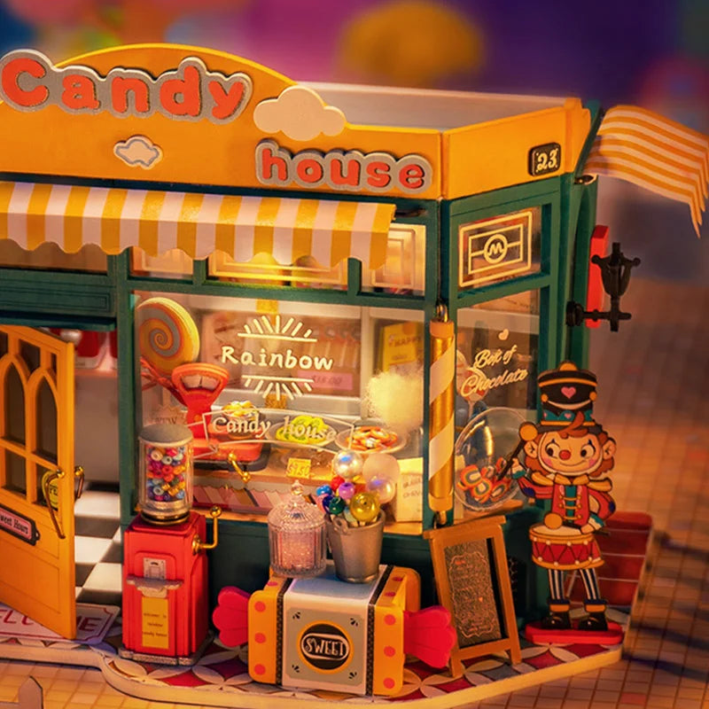 Rolife DIY Miniature House - Rainbow Candy House, image 5
