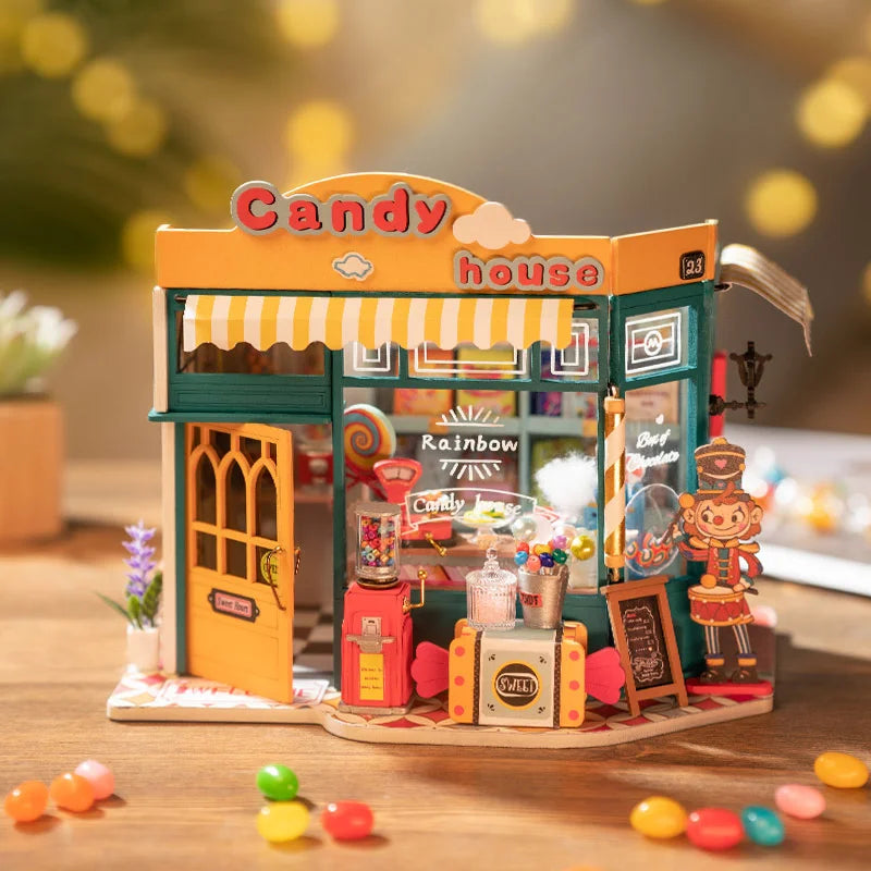 Rolife DIY Miniature House - Rainbow Candy House, image 6
