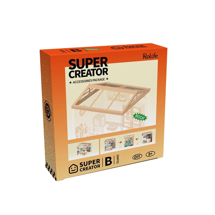 Rolife Super Creator accessories package box on a white background