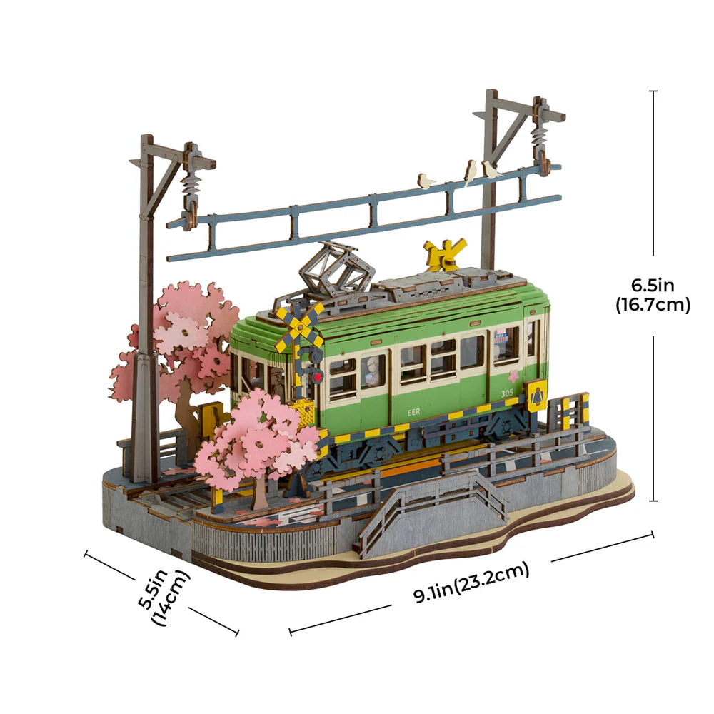 Rolife Sakura Journey 3D Wooden Puzzles, image 3