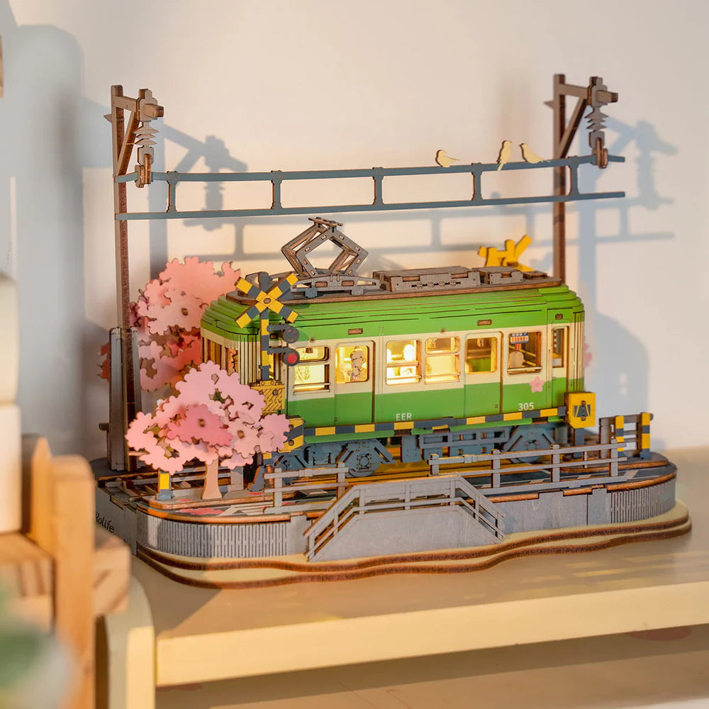 Rolife Sakura Journey 3D Wooden Puzzles, image 4