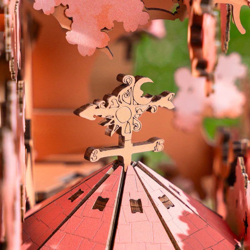 Rolife Sakura Tree House 3D Wooden Puzzles, image 7
