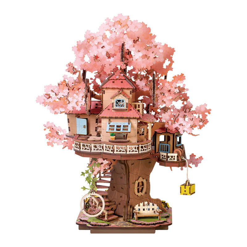 Rolife Sakura Tree House 3D Wooden Puzzles