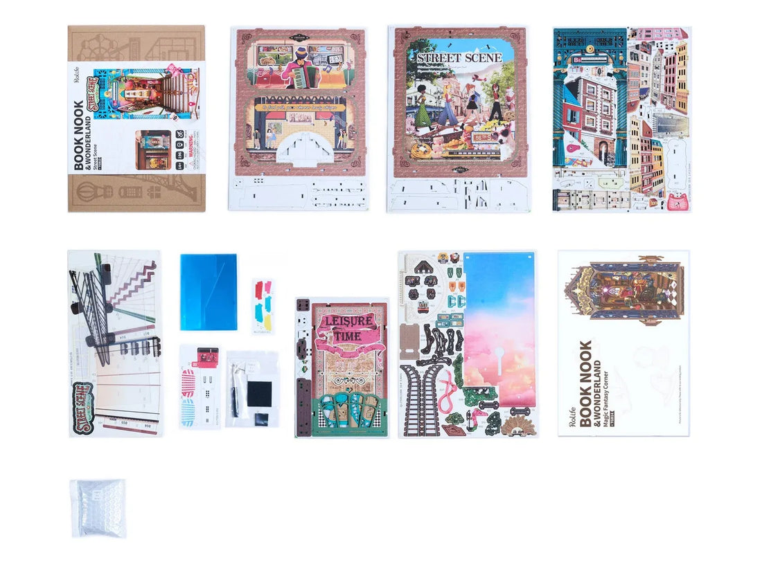 Rolife Street Scene DIY Book Nook Kit, image 13