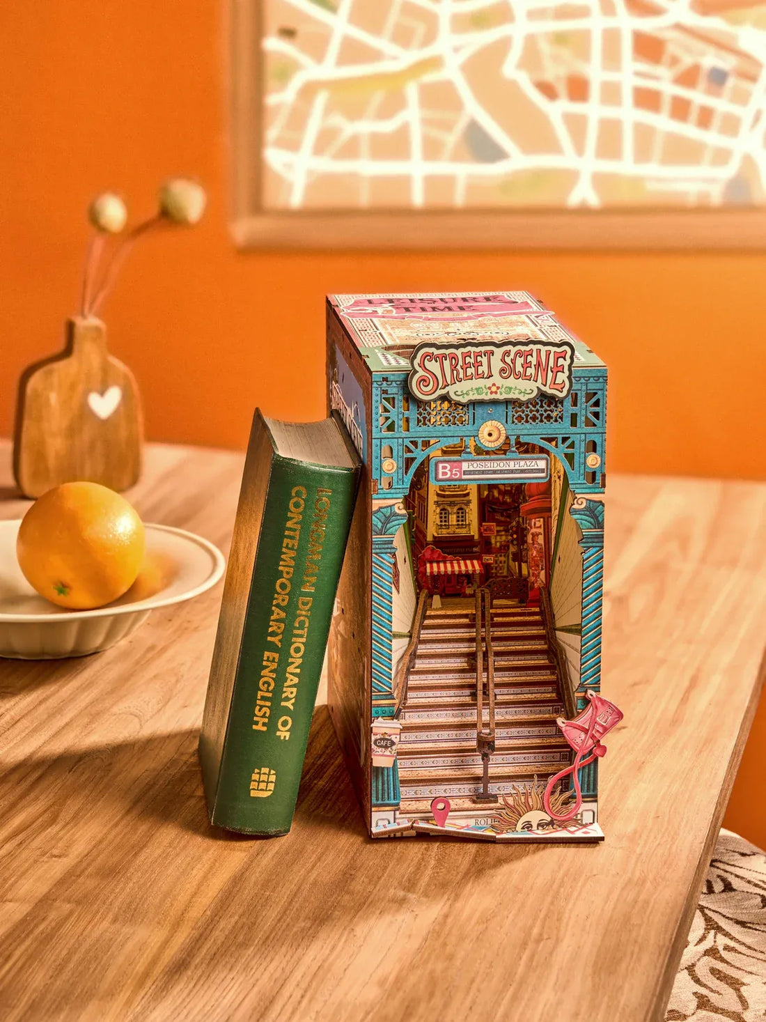Rolife Street Scene DIY Book Nook Kit, image 8