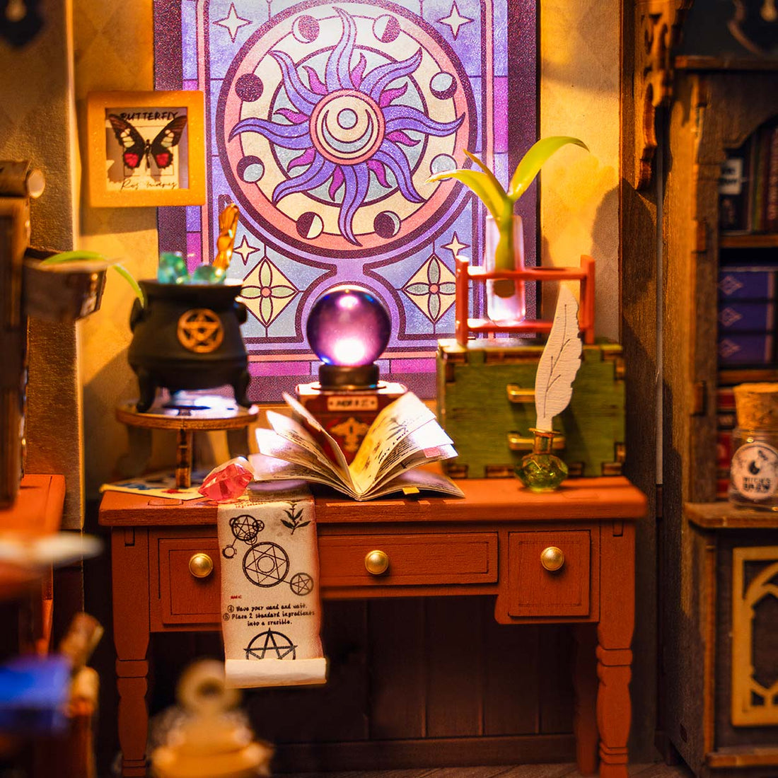Rolife The Magic Study DIY Miniature House, image 5