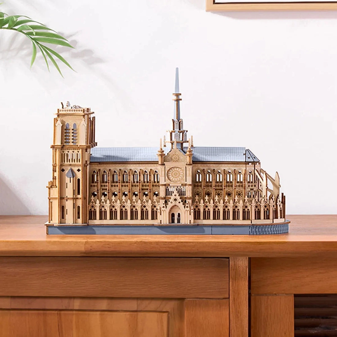 Rolife Paris Cathedral 3D Wooden Puzzle, image 3