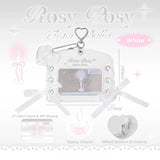 RosyPosy "Elegant Ballet" Collection Horizontal Leather Card Holder Set