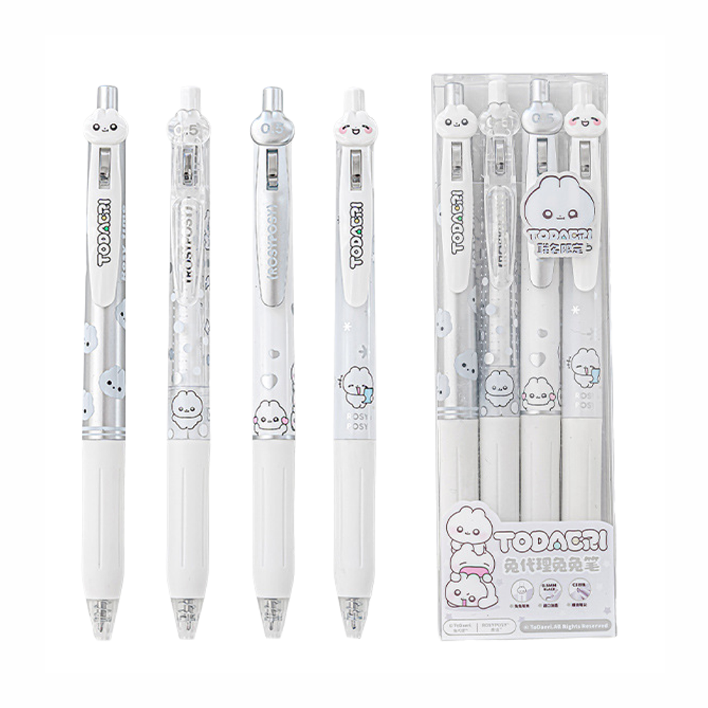 RosyPosy ToDaeri "Cheer Up" Collection Speed Drying Gel Pen Set 0.5mm 4pcs, image 3
