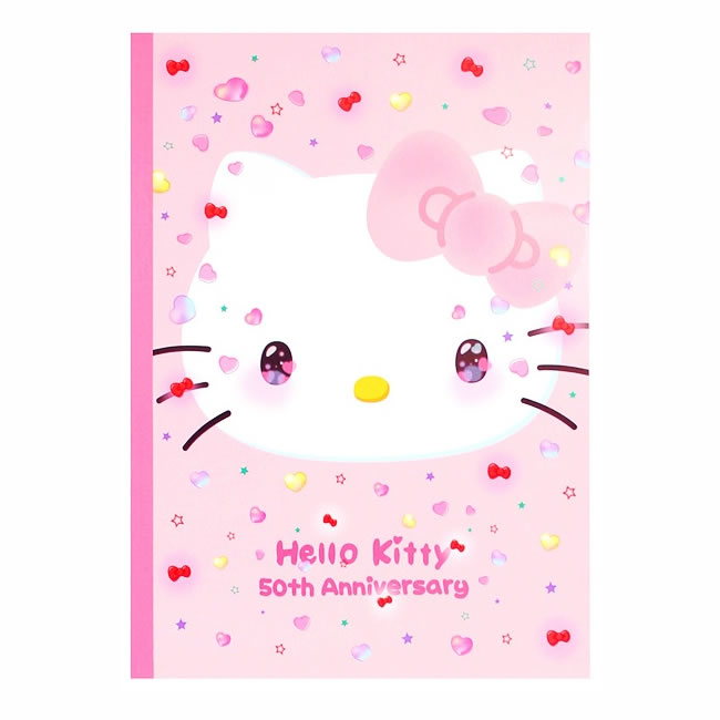 Sanrio Hello Kitty 50th Anniversary B5 Ruled Notebook Set of 4, image 5
