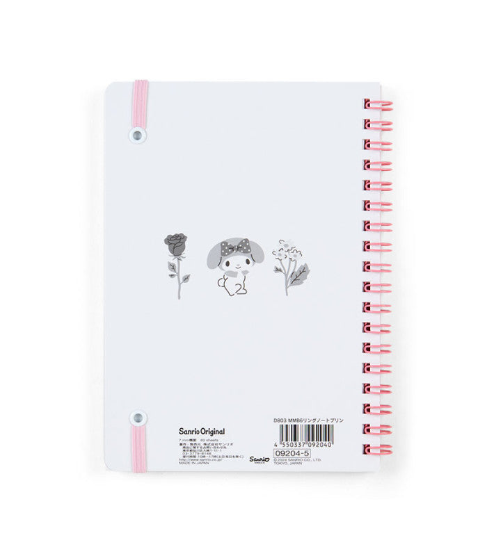 Sanrio My Melody Elastic Closure Lined B6 Notebook, image 3