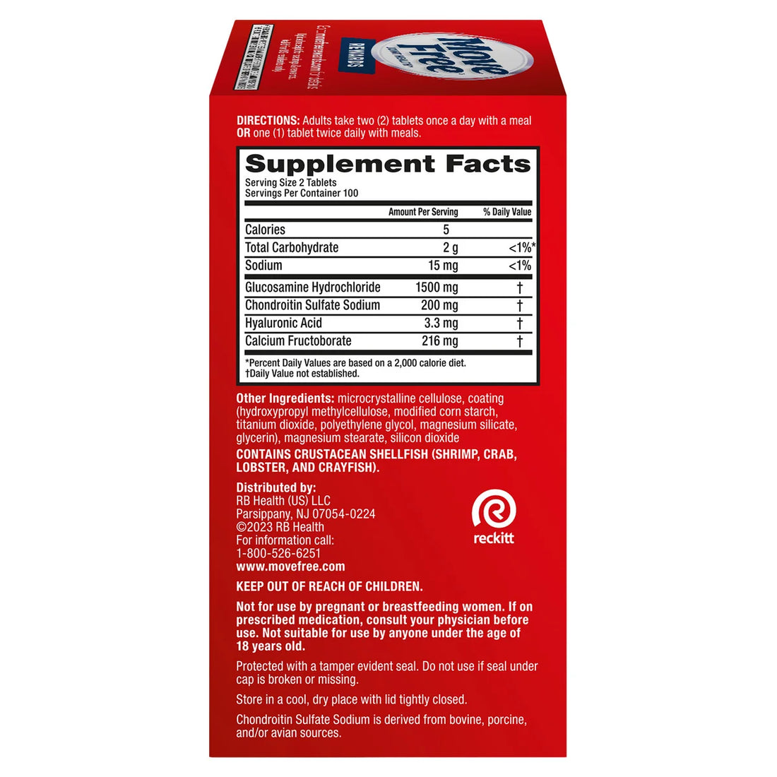 Schiff Move Free Joint Health Advanced 200 Coated Tablets, image 4