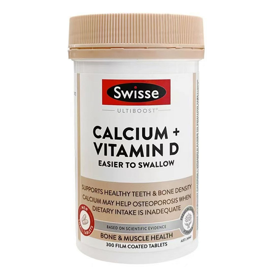 Swisse Ultiboost Calcium + Vitamin D 300 Mini Tablets