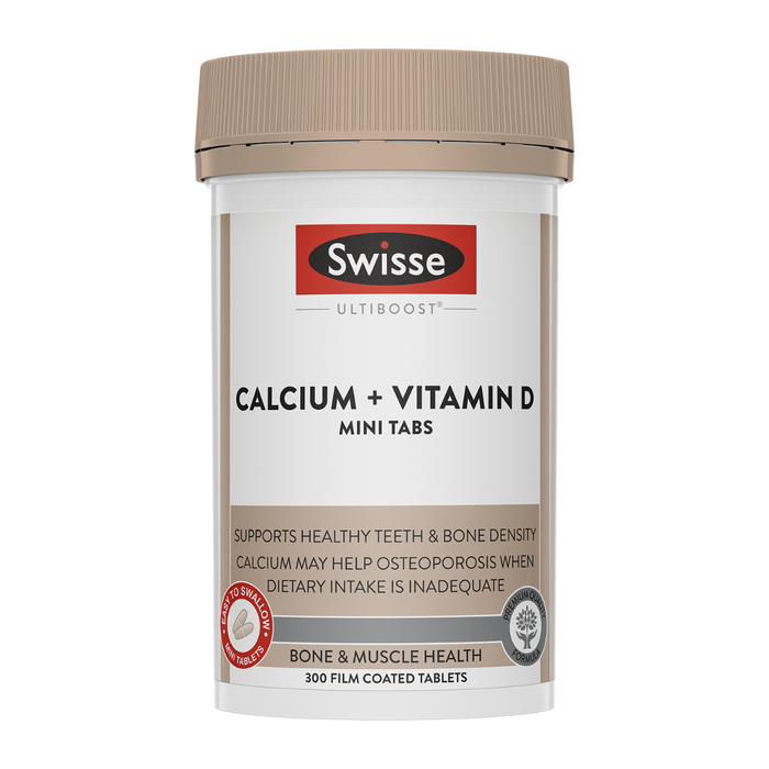 Swisse Ultiboost Calcium + Vitamin D 300 Mini Tablets