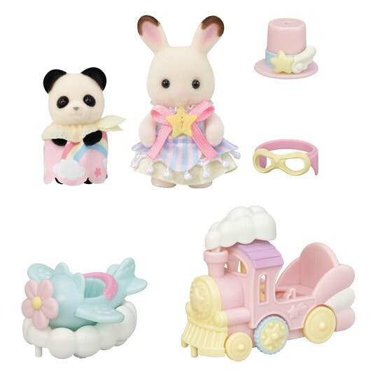 Sylvanian Families Amusement Park Ride Set (Plane & Train), image 3