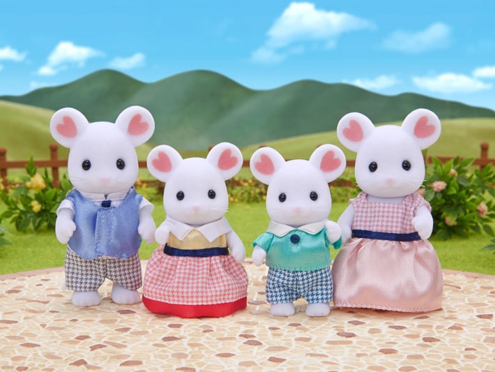 Sylvanian Families Marshmallow Mouse Family, image 3
