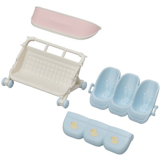 Sylvanian Families Triplets Stroller, image 2