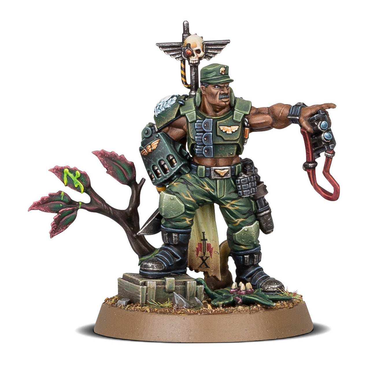 Warhammer 40K Anniversary Limited  Astra Militarum - Catachan Colonel 1 Miniature