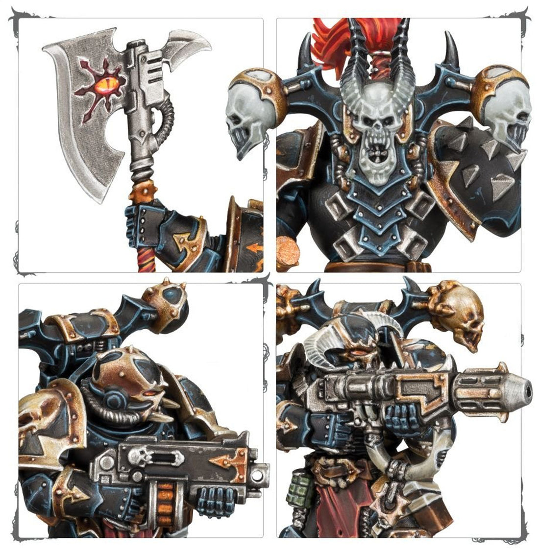Warhammer 40K Chaos Space Marines - Legionaries - 144components, image 4