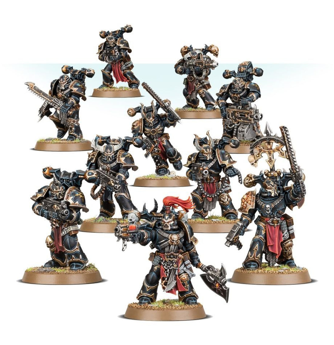Warhammer 40K Chaos Space Marines - Legionaries - 144components, image 2