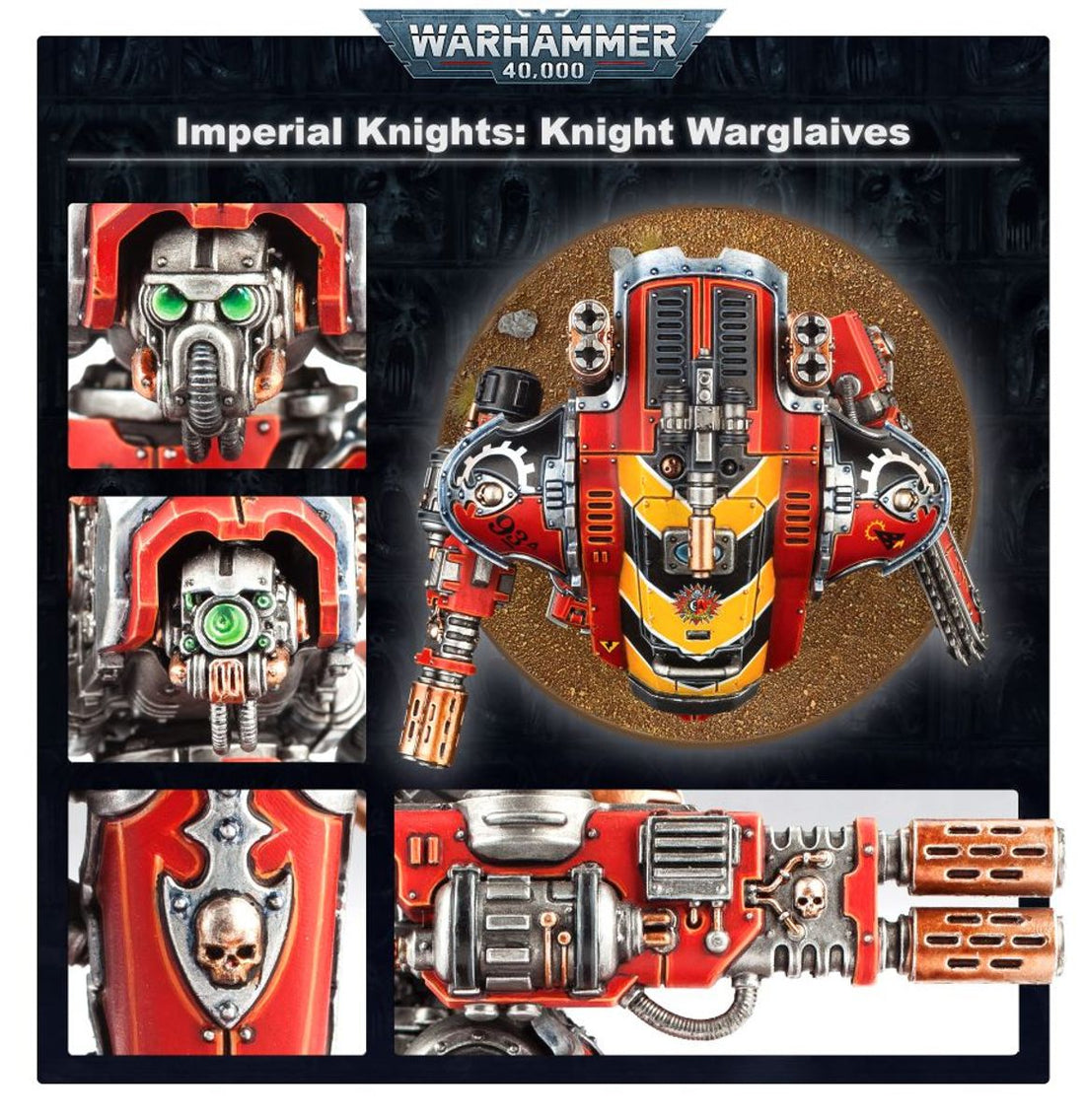 Warhammer 40K Imperial Knights - Knight Armigers, image 6