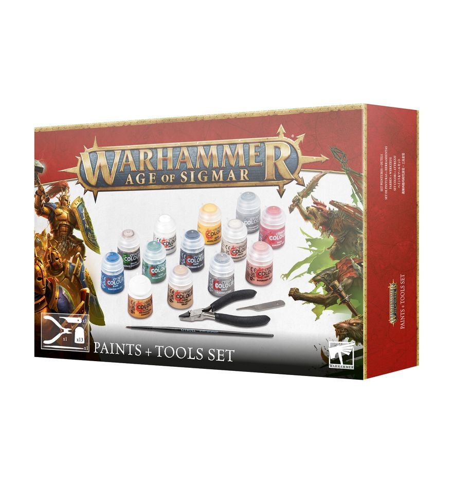 Warhammer Age of Sigmar Paints +Tools 2024