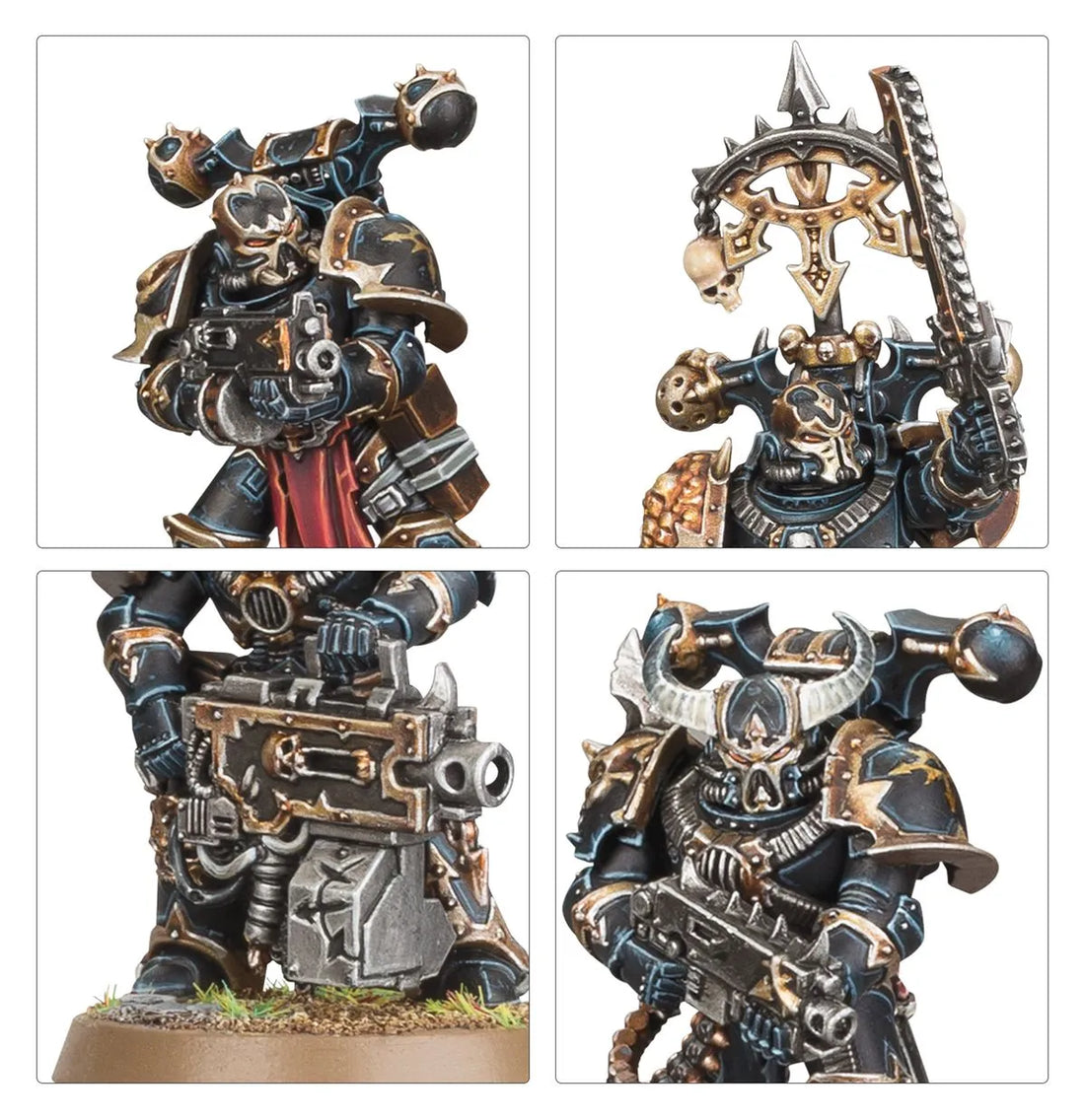 Warhammer 40K Chaos Space Marines - Legionaries - 172 Plastic Components, image 5