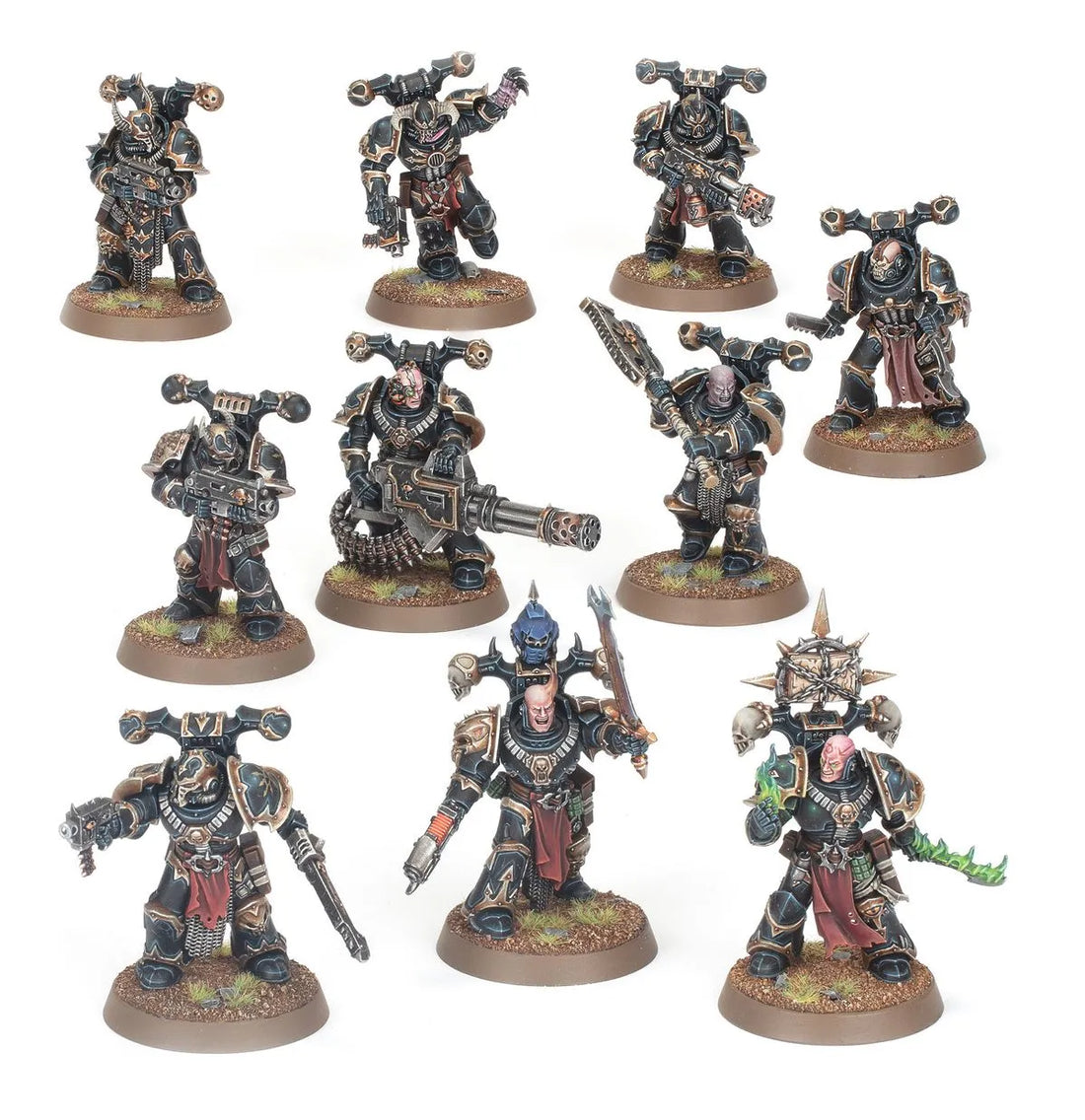 Warhammer 40K Chaos Space Marines - Legionaries - 172 Plastic Components, image 3