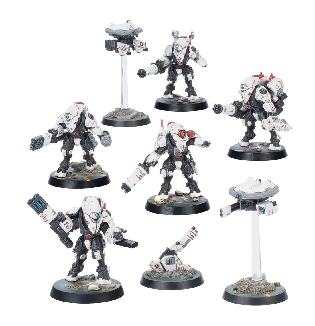 Warhammer 40K T'au Empire Kill Team: XV26 Stealth Battlesuits, image 3