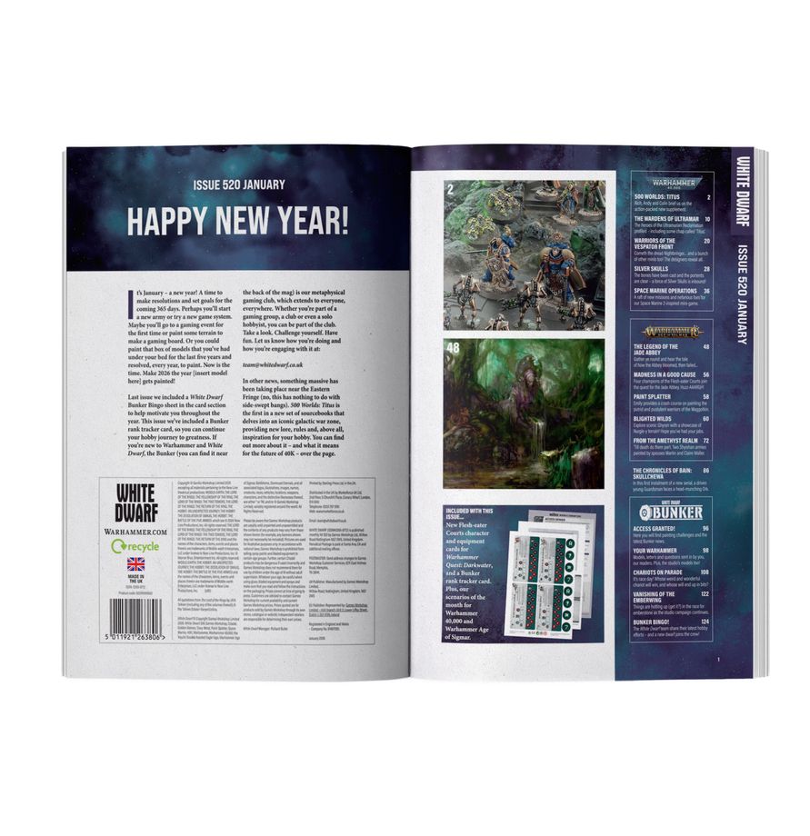 Warhammer White Dwarf Magazine - Issue 520