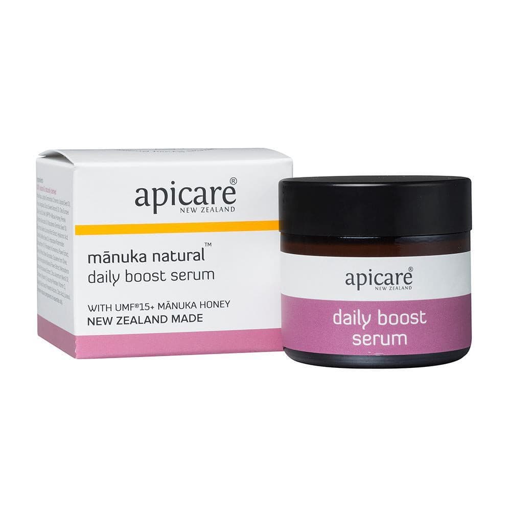 Apicare Manuka Natural Daily Boost Serum With UMF15+ Manuka Honey 50g, Serums, OCARE NZ