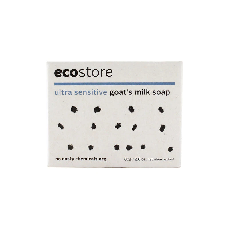 Ecostore Soap Bar 80g - Unscented Goat's Milk.