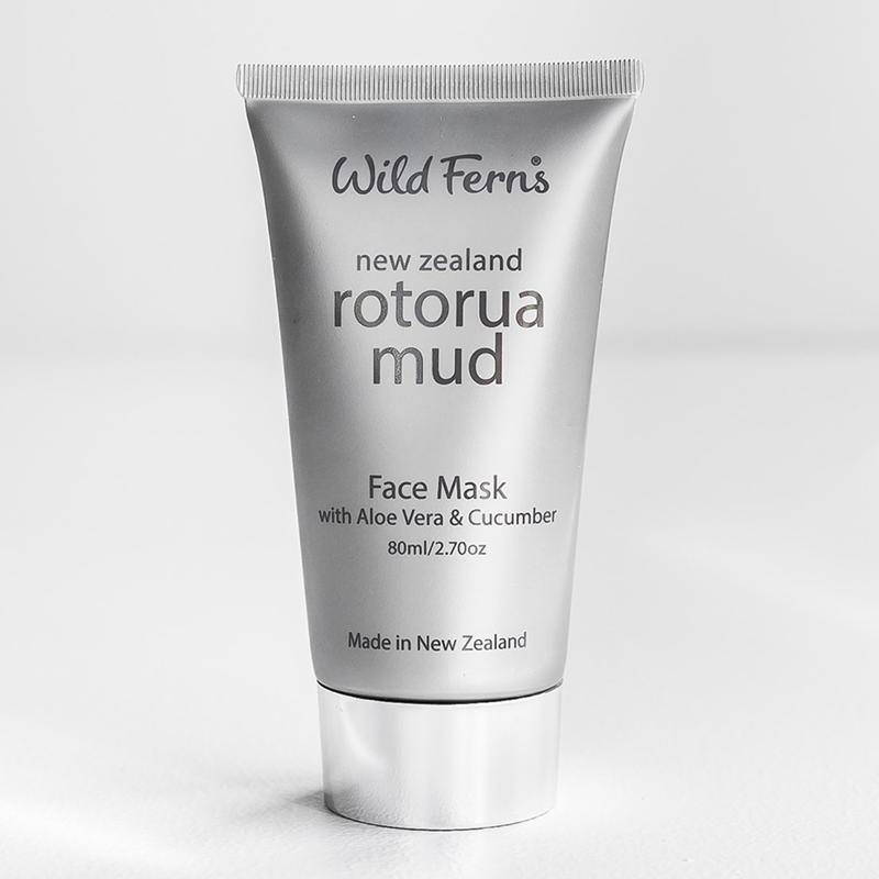 Wild Ferns Rotorua Mud Face Mask Aloe Vera Cucumber  80ml.