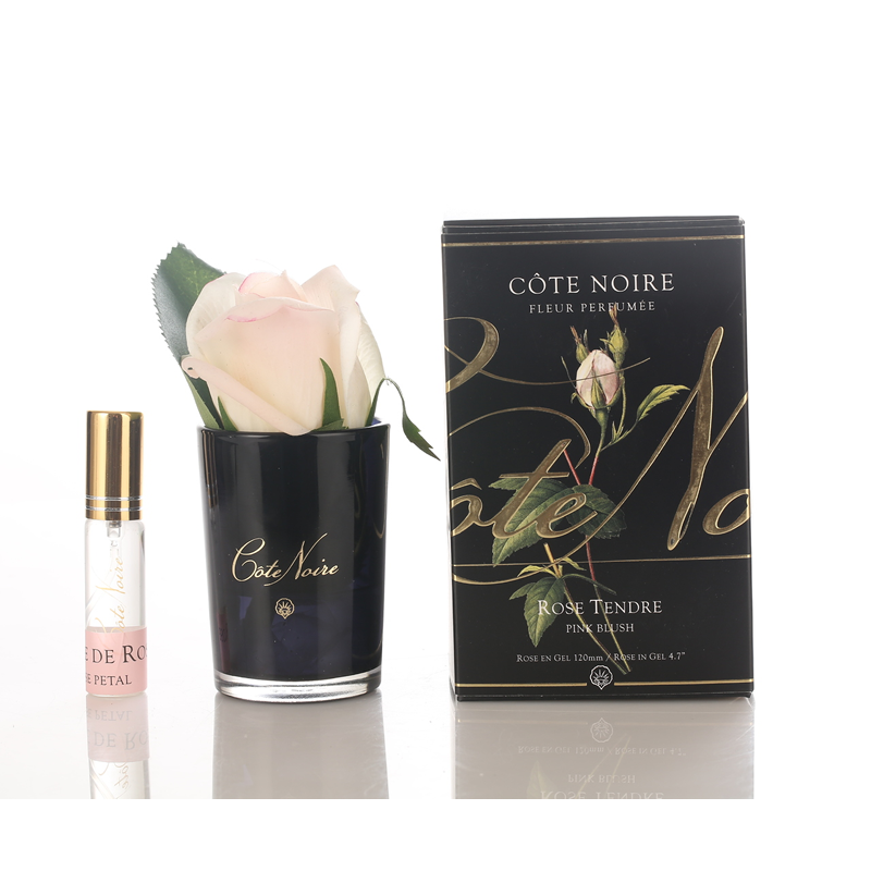 Cote Noire Perdumed Natural Touch Rose Bud - Black - Pink Blush - GMRB42.