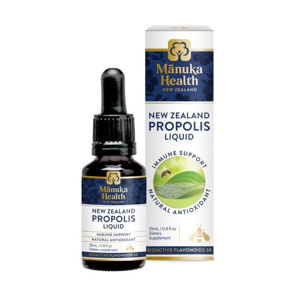 Manuka Health BIO30™ New Zealand Propolis Liquid (Alcohol Free) 25ml.