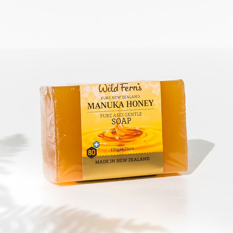 Wild Ferns Manuka Honey Pure and Gentle Soap 135g.