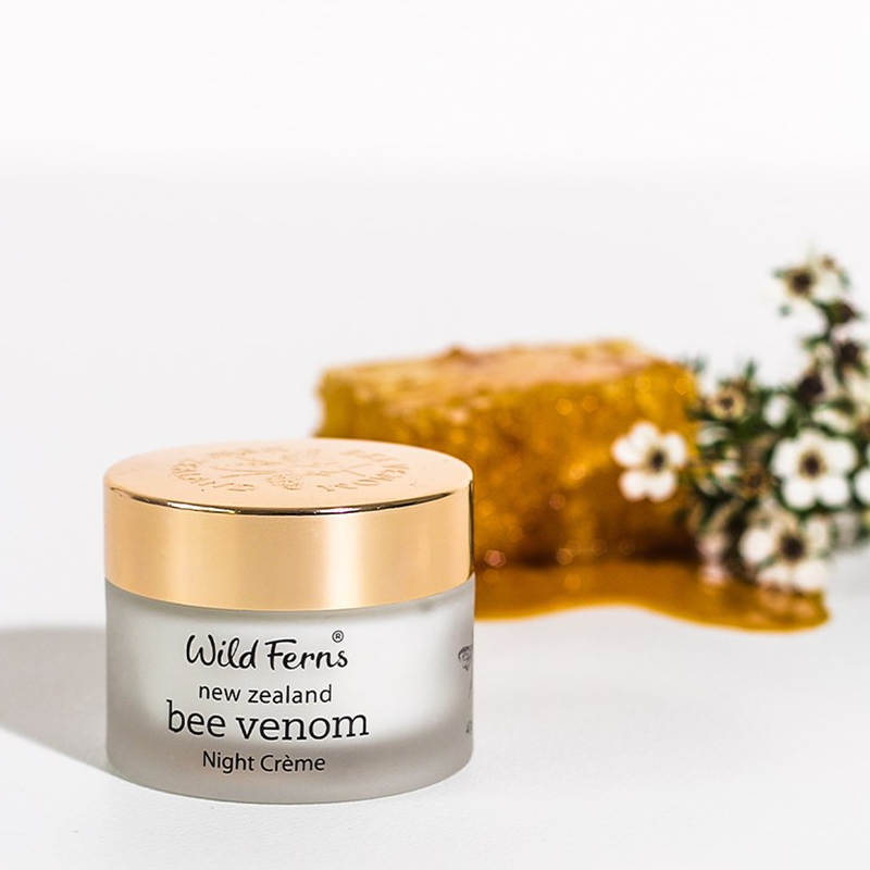 Wild Ferns Bee Venom Night Creme with 80+ Manuka Honey 47g.