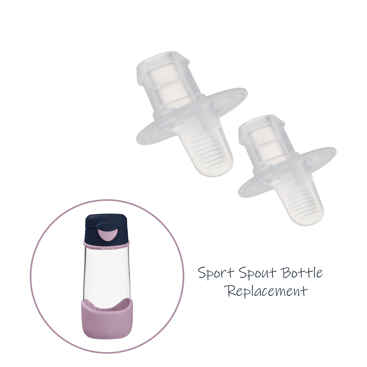 B.BOX Sport Spout Bottle Replacement Twin Pack.