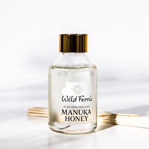 Wild Ferns MANUKA HONEY Delightfully Scented Room Diffuser 100ml.